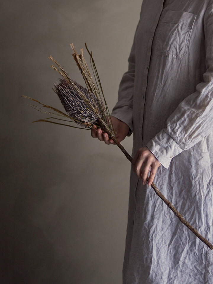 Palmflower Stilk, Brun, Kunstig Blomst