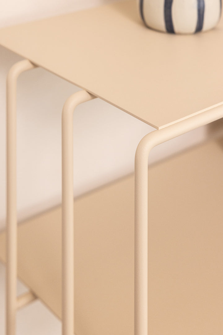 Beige bord fra Metallbude