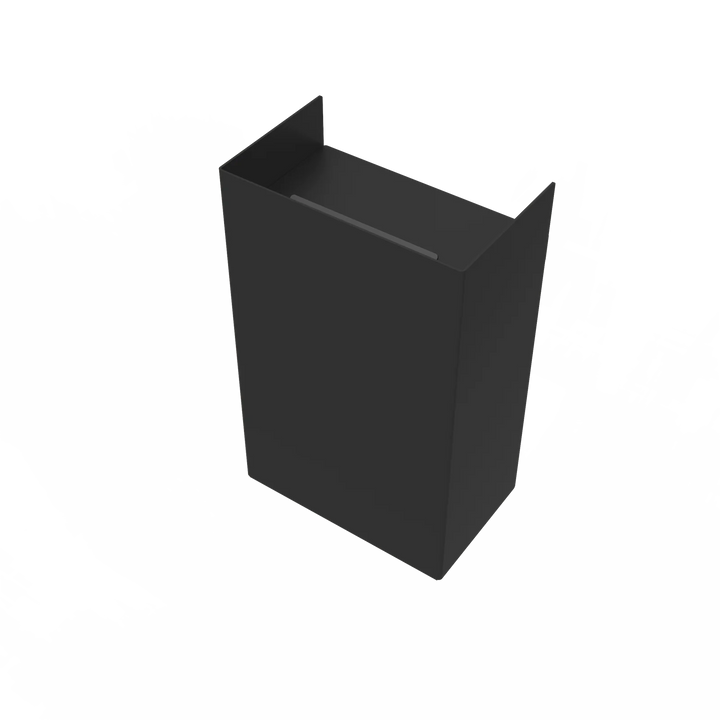 RIGA Væghængt papirspand matsort