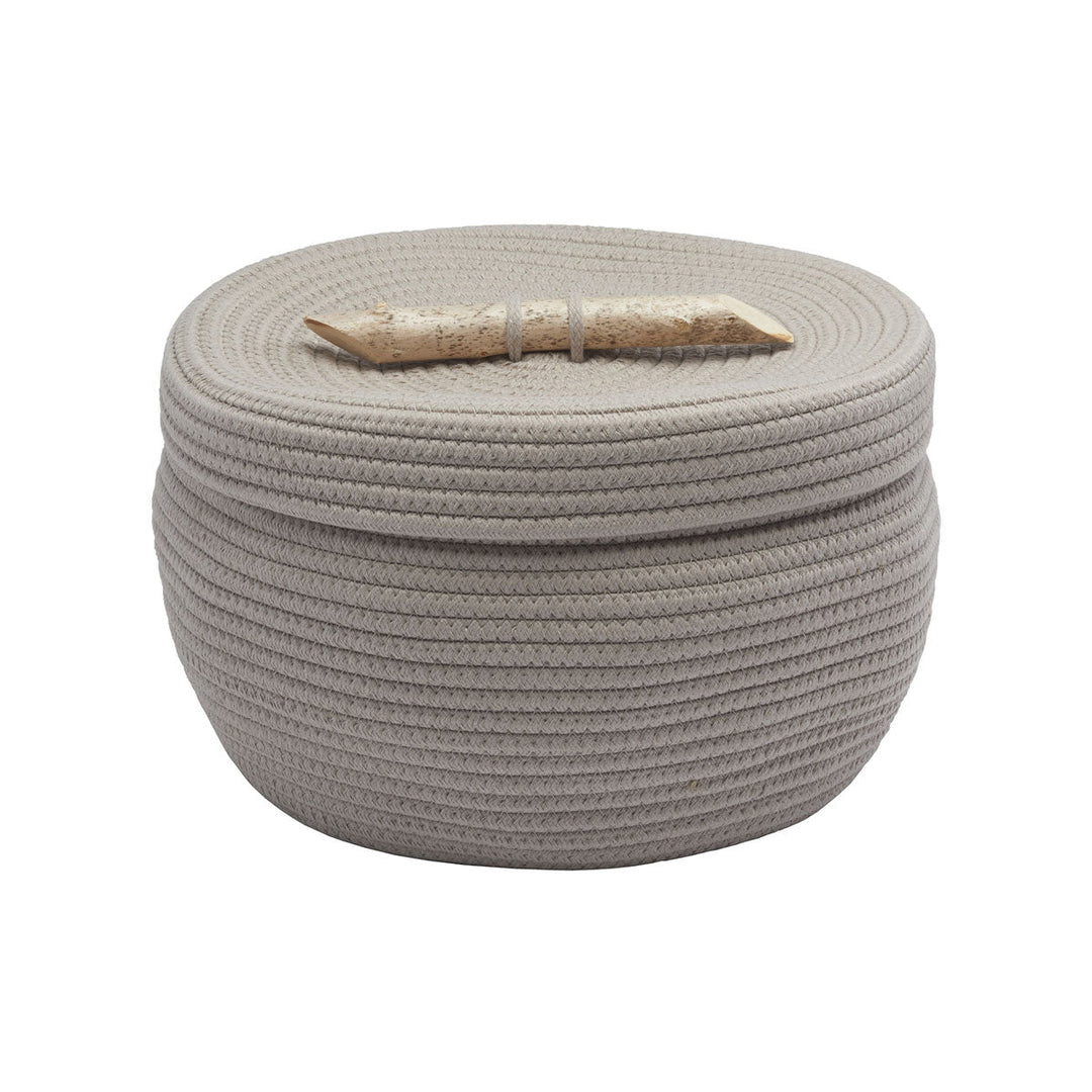 Grøn opbevaringskurv