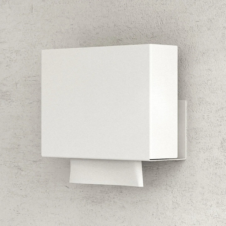 Hvid papir dispenser til væg