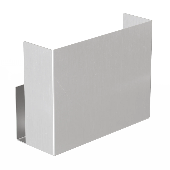 Papirdispenser fra fink i børstet stål