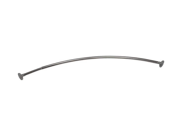 Buet teleskopstang, med drejebeslag - maks 183 cm