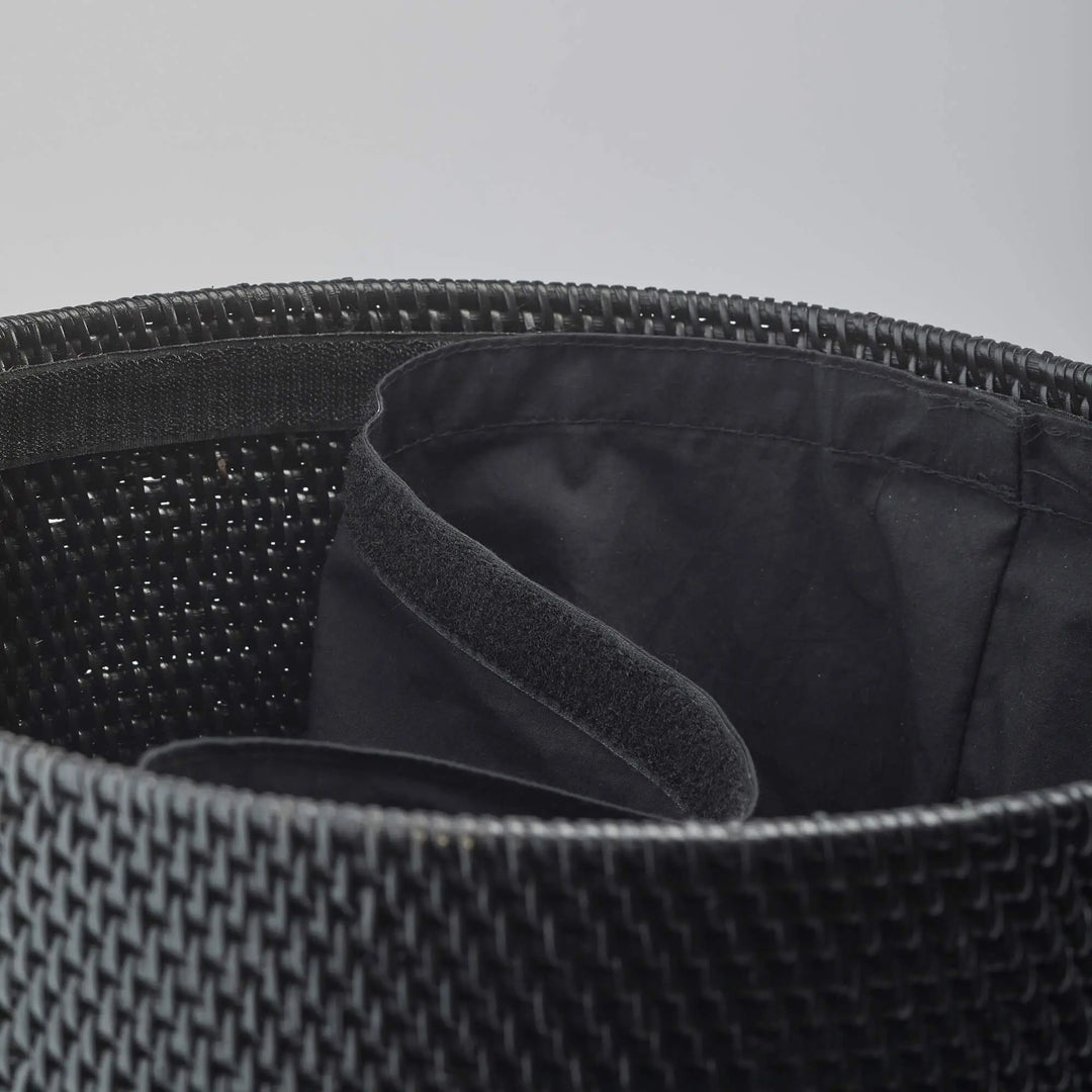 Vasketøjskurv med pose