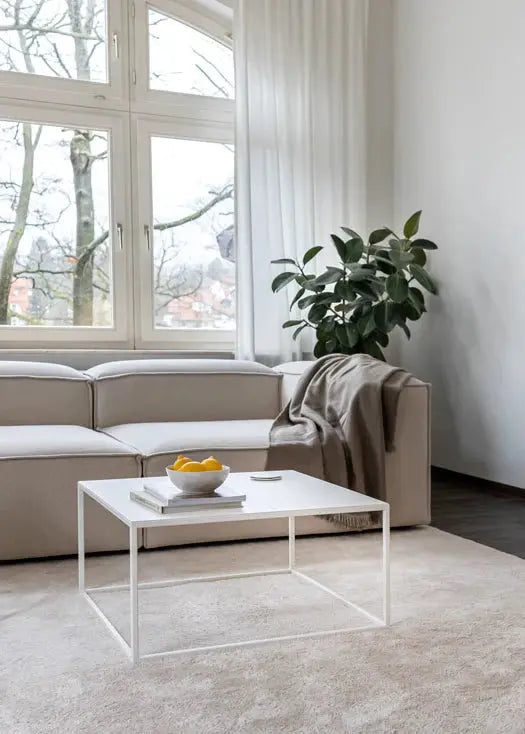 Devana firkantet sofabord metal