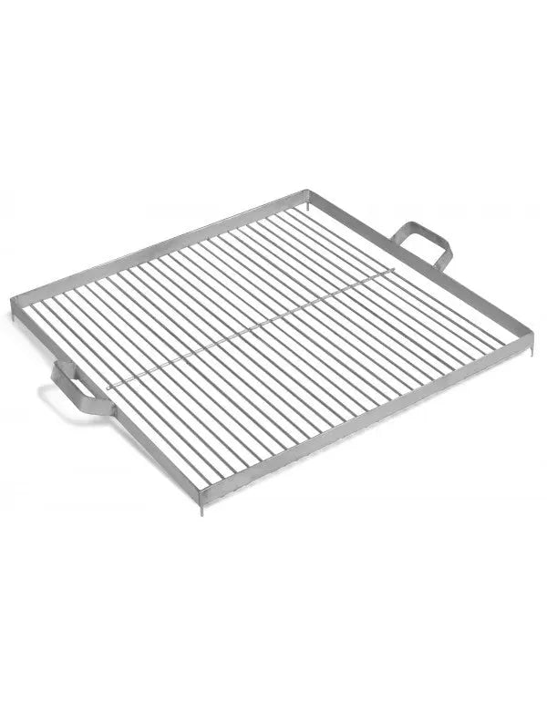 Firkantet rist med håndtag til bål