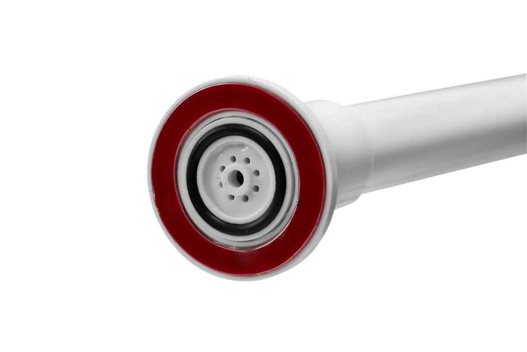 Forhængstang m/ sugekop hvid - maks 120 cm