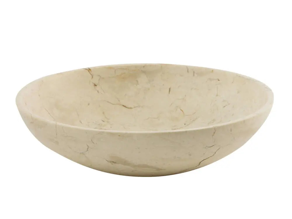 Schöne Schale aus hellem Marmor