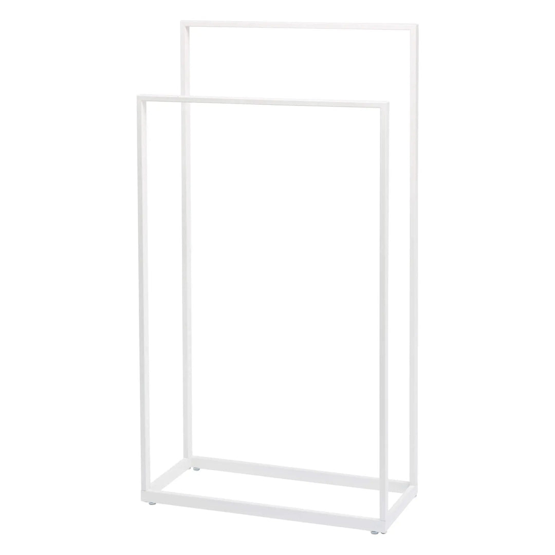 Hvid håndklædeholder