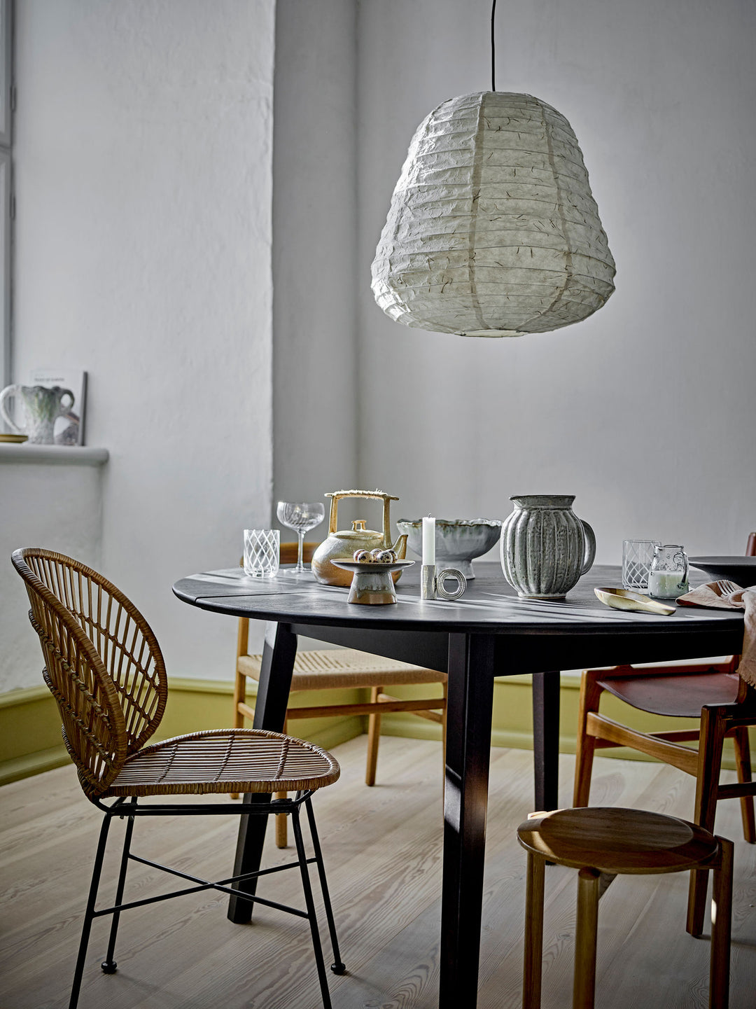 Peron Spisebord, Sort, FSC® 100%, Eg