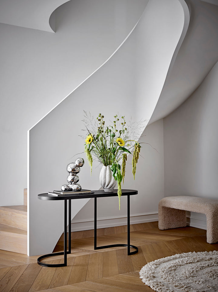 Cove Vase, Hvid, Stentøj