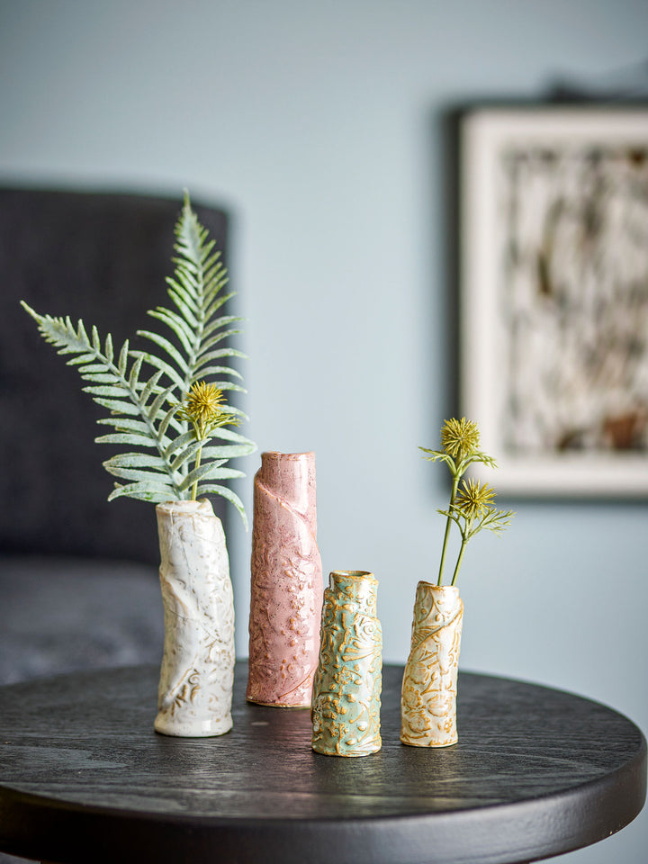 Temple Vase, Brun, Stentøj