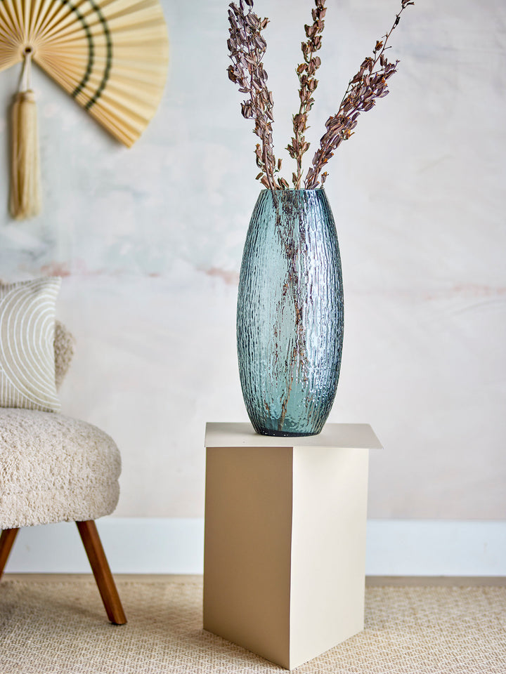 Brock Vase, Grå, Glas