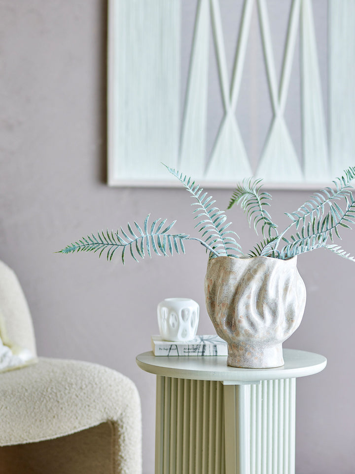 Adair Vase, Hvid, Stentøj