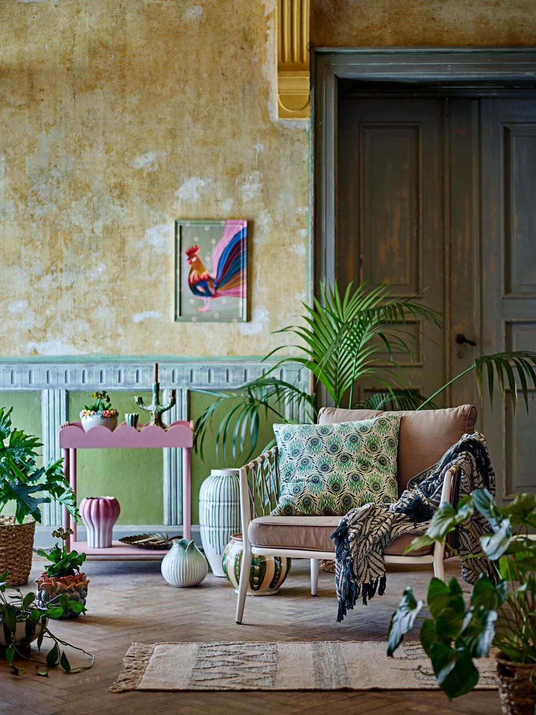 Scarlet Vase, Grøn, Stentøj