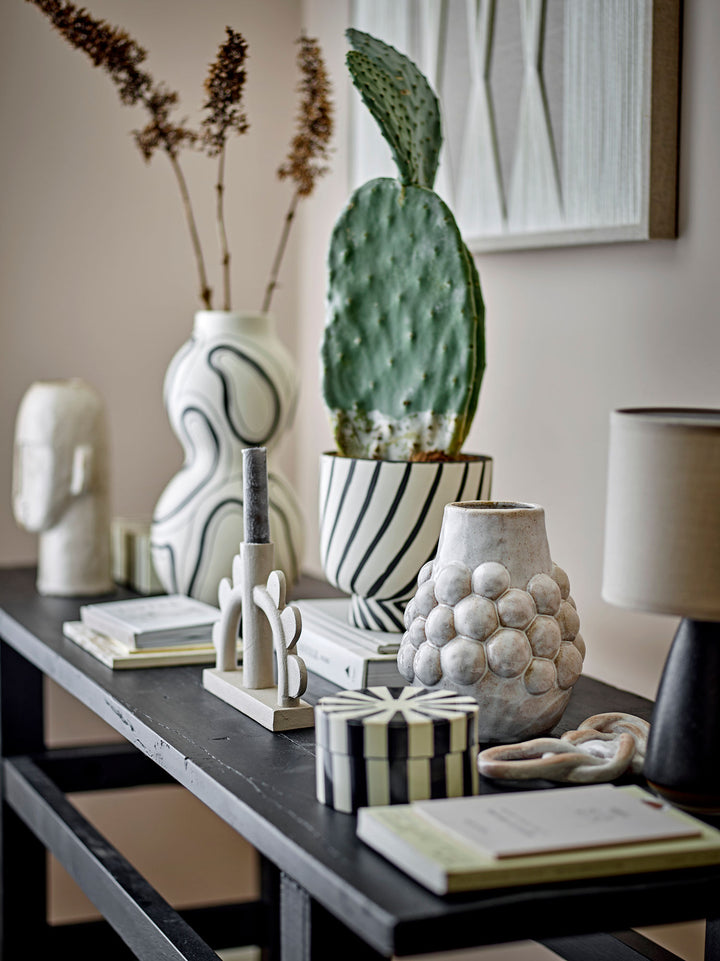 Poldor Vase, Natur, Stentøj