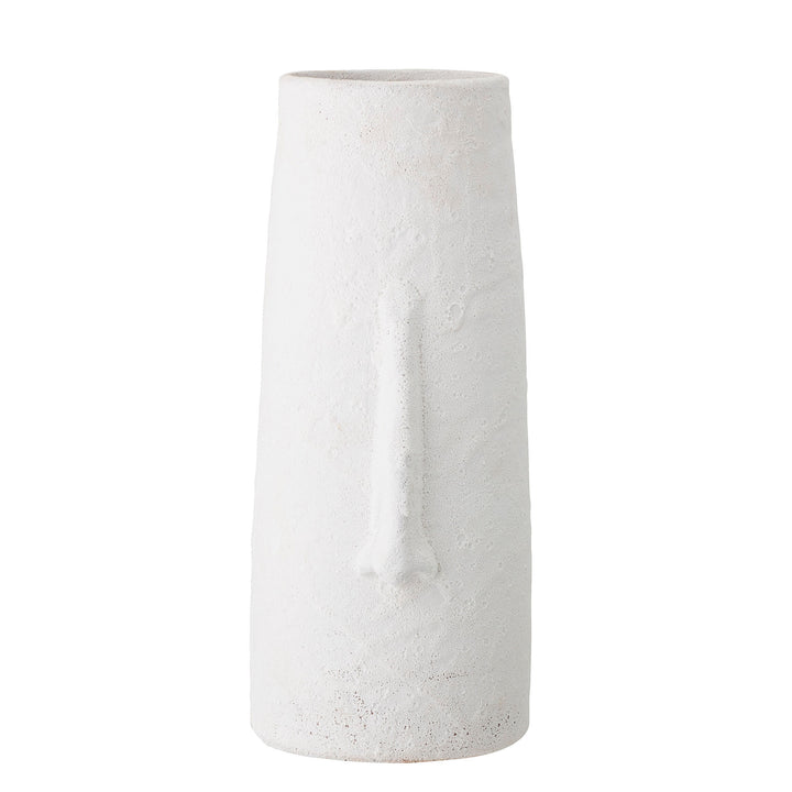 Berican Deko Vase, Hvid, Terrakotta