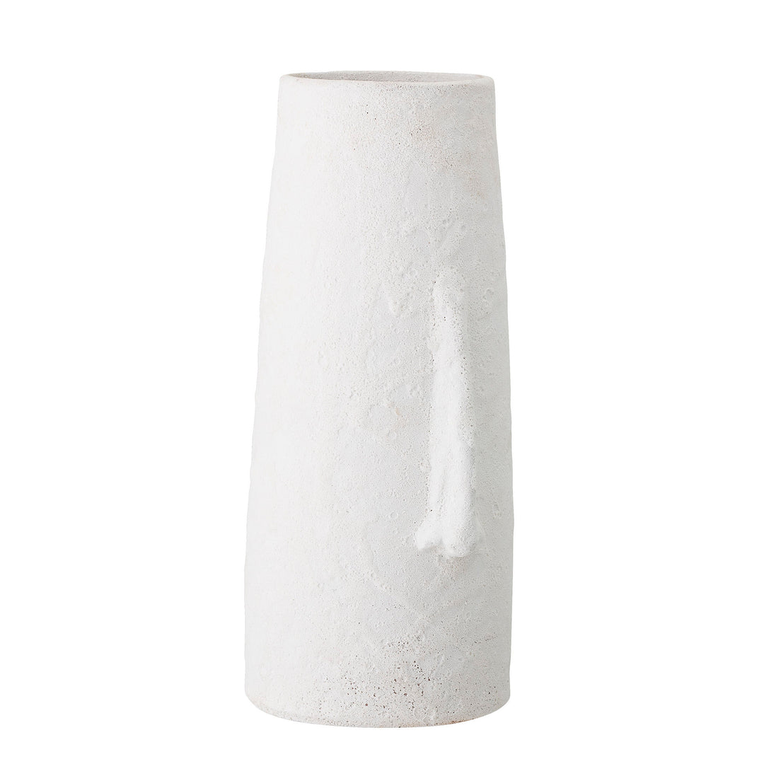 Berican Deko Vase, Hvid, Terrakotta