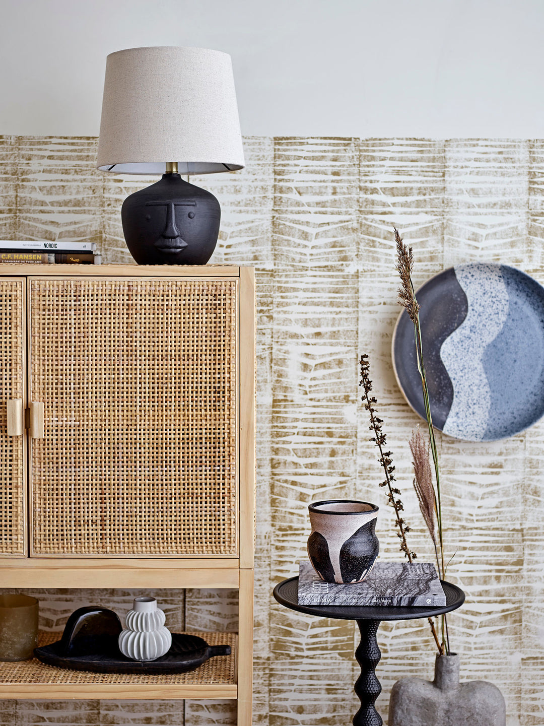 Halfdan Vase, Hvid, Stentøj