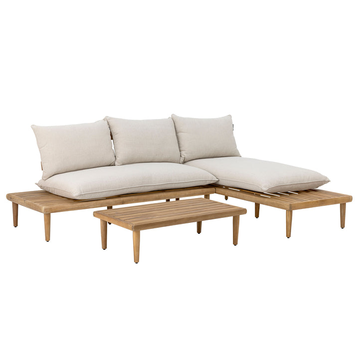 Cesano Lounge sæt, Natur, FSC®100%, Acacia