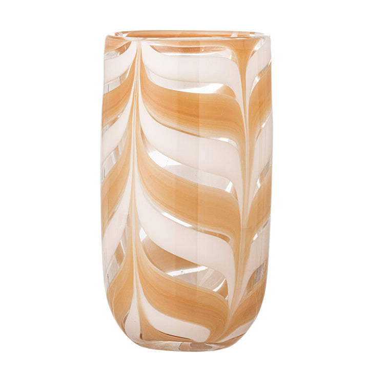 Taven Vase, Orange, Glas