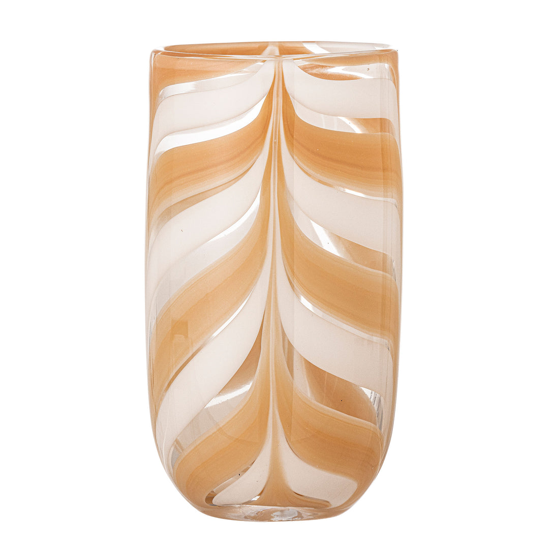 Taven Vase, Orange, Glas
