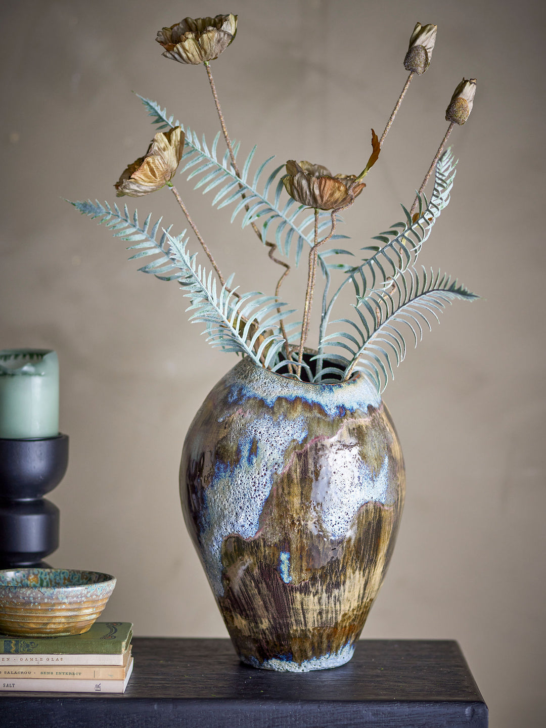 Senja Vase, Brun, Stentøj