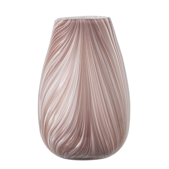 Ennis Vase, Rosa, Glas