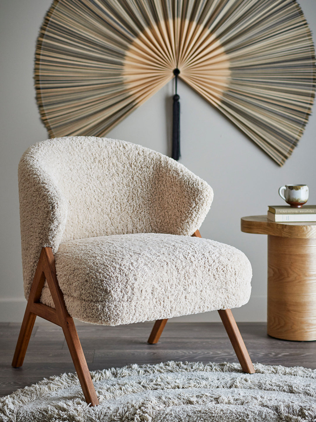 Camino Loungestol, Natur, FSC®100%, Gummitræ