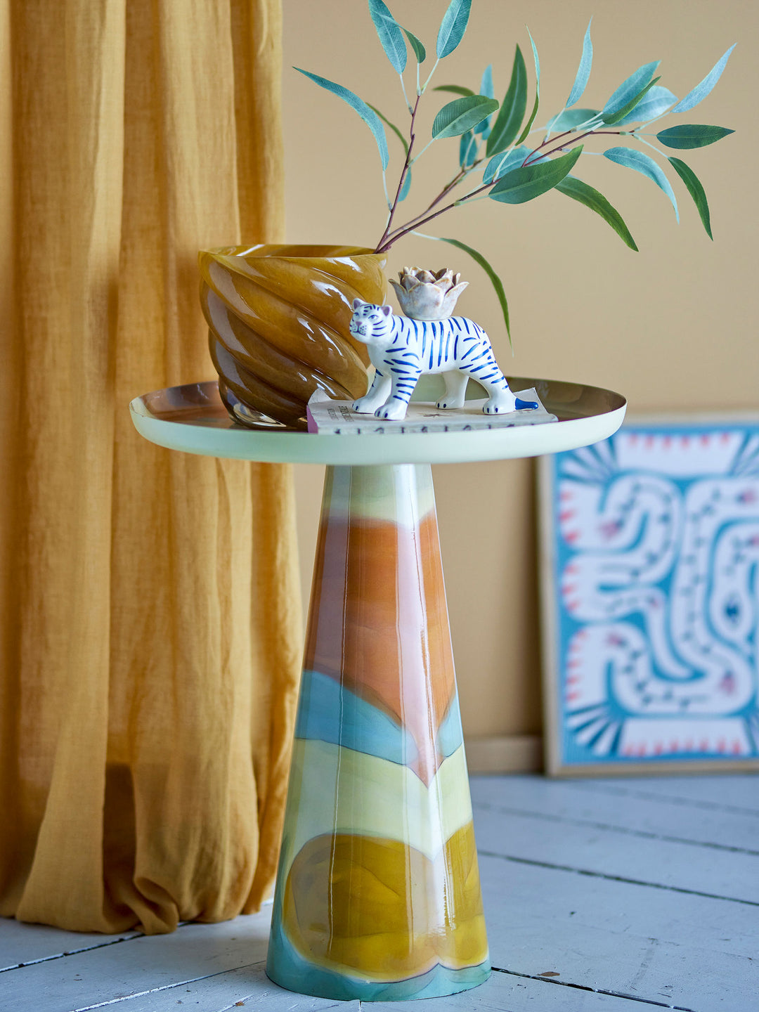 Brooke Sidebord, Multifarvet, Metal