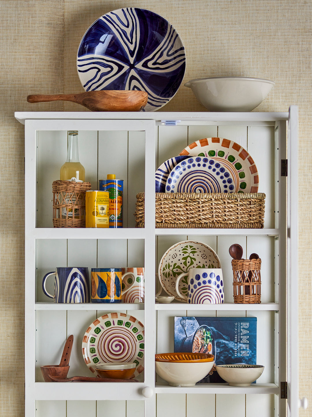 Wila Skab, Hvid, Fyrretræ