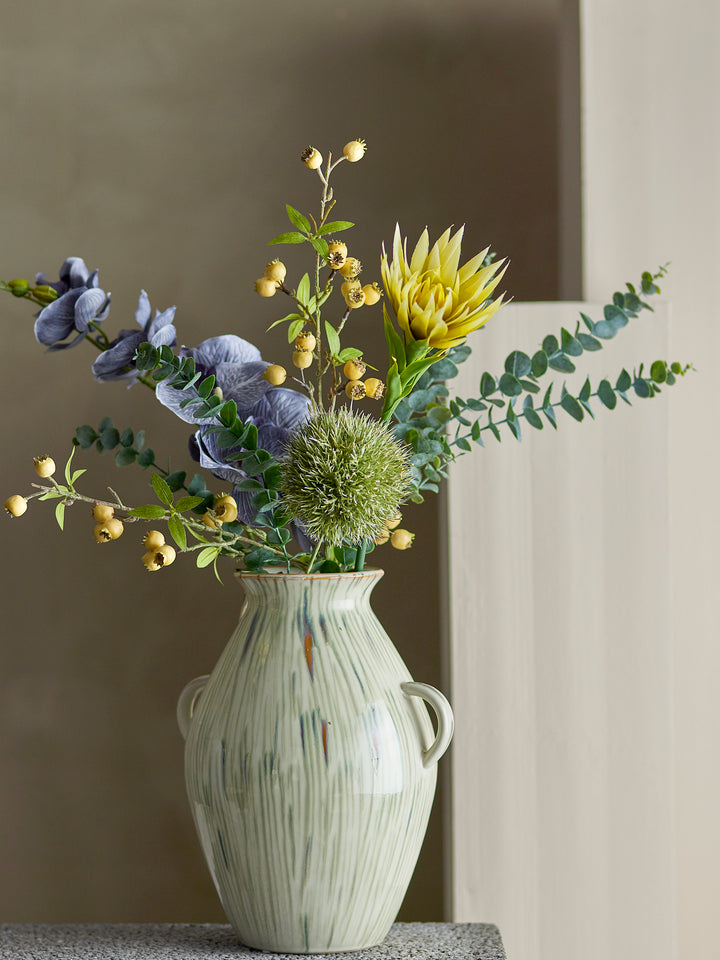 Allium Stilk, Grøn, Kunstig Blomst