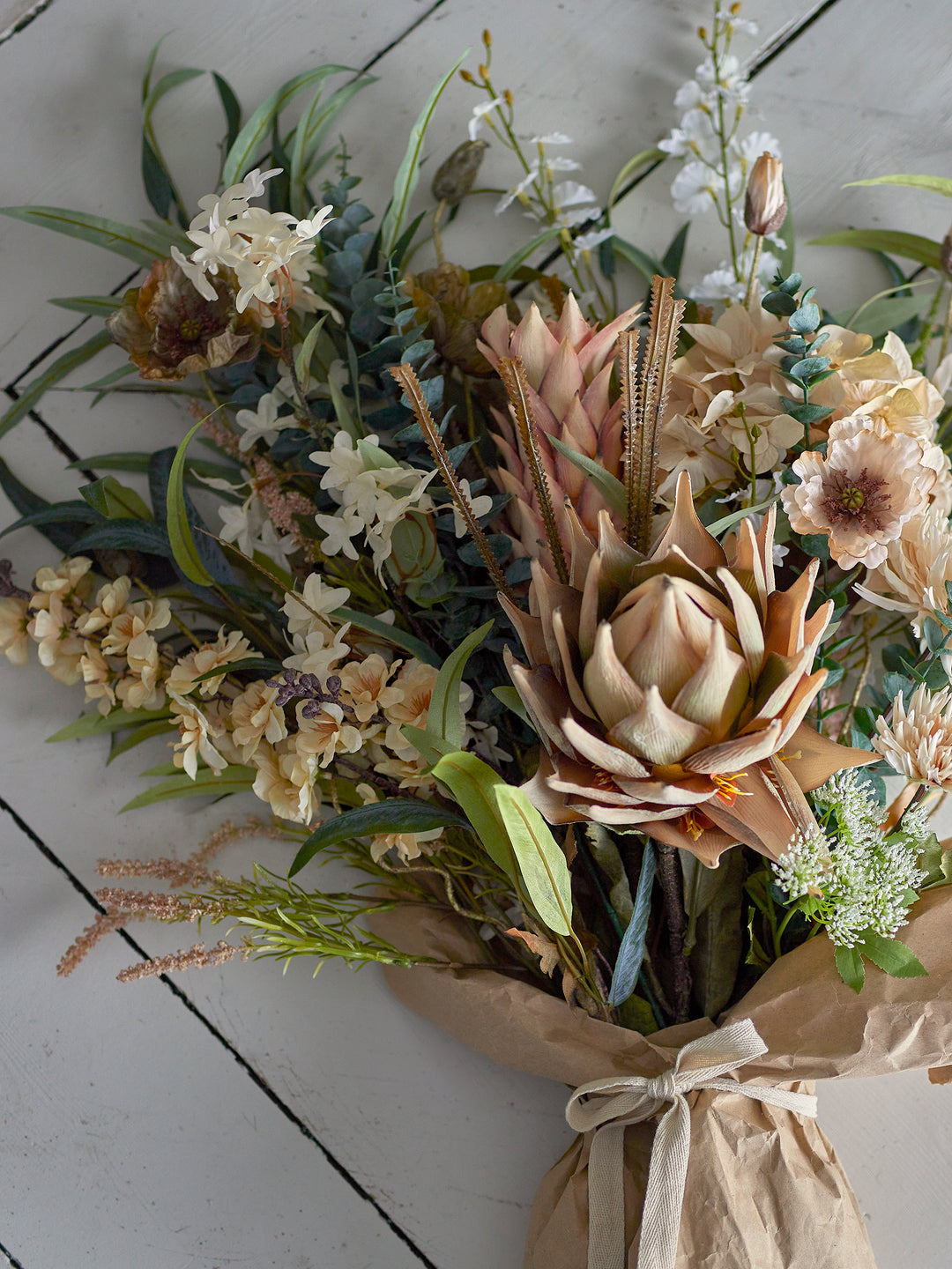 Protea Stilk, Natur, Kunstig Blomst