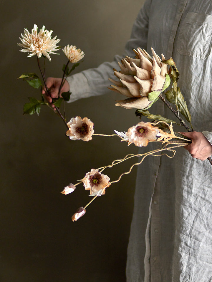 Protea Stilk, Natur, Kunstig Blomst