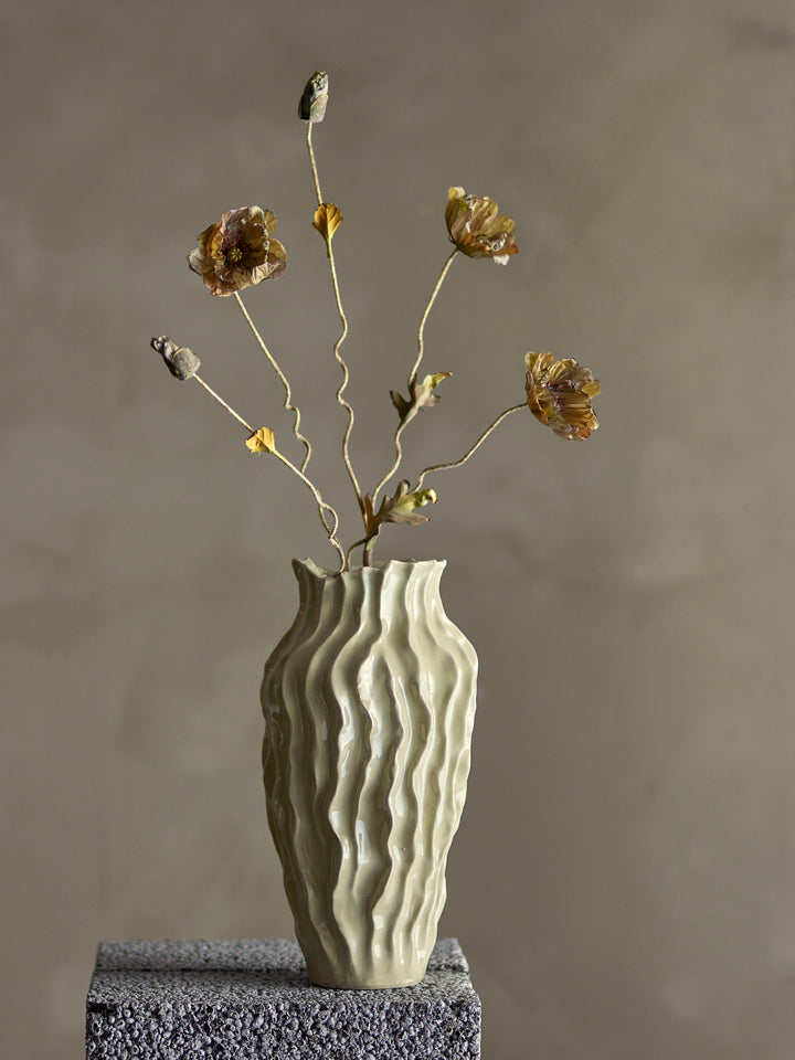 Poppy Stilk, Brun, Kunstig Blomst