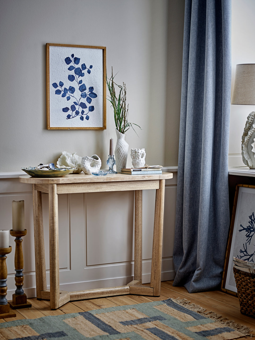 Serrone Konsolbord, Natur, Gummitræ