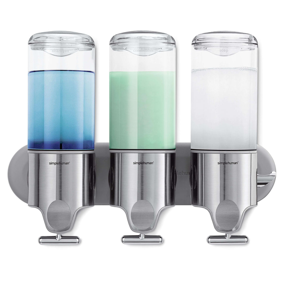 Distributeur de savon mural en acier inoxydable