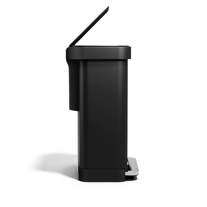 Rektangulær pedalbøtte 55 L.