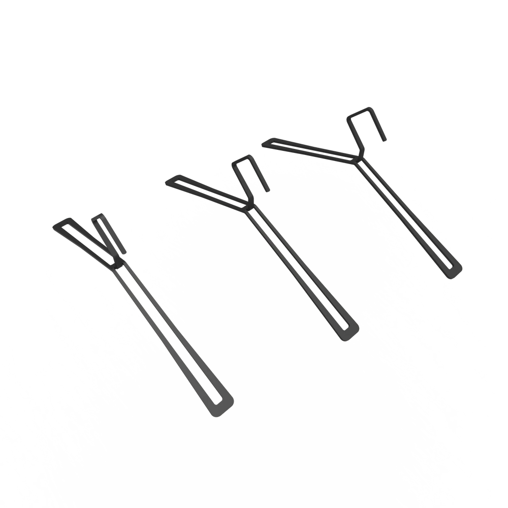 Sorte metal garderobe bøjler - designet perfekt til dit tøj