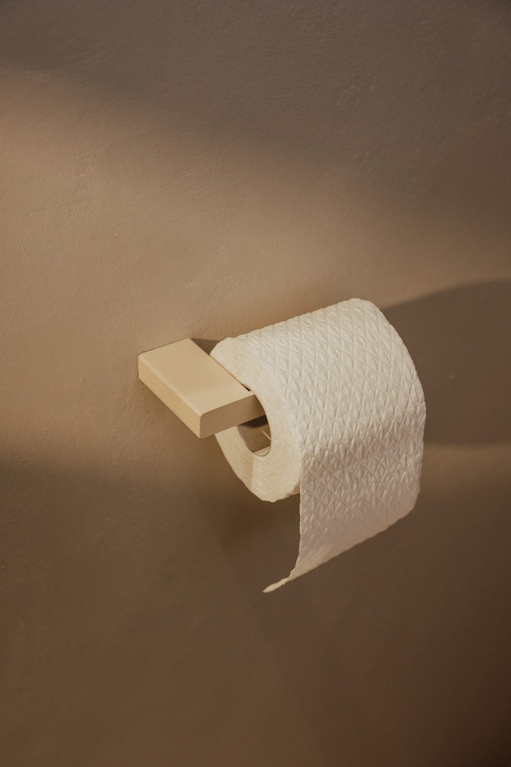 Toiletpapirholder til væg i beige
