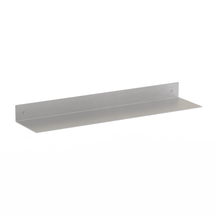 L-formet aluminiumshylde fra RAWW – moderne væghylde til bøger og dekoration