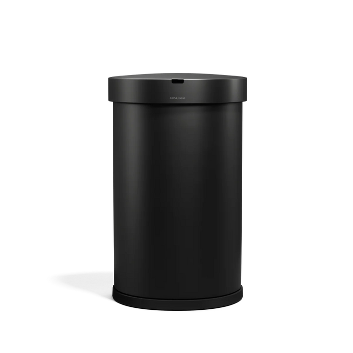 Halvrund søppelbøtte med sensor 45 L.