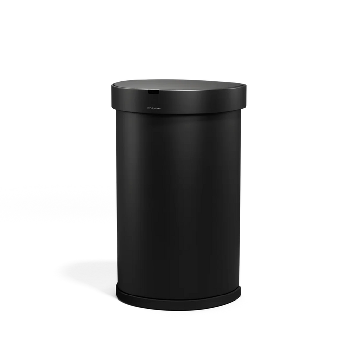 Halvrund søppelbøtte med sensor 45 L.