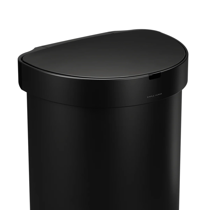 Halvrund søppelbøtte med sensor 45 L.