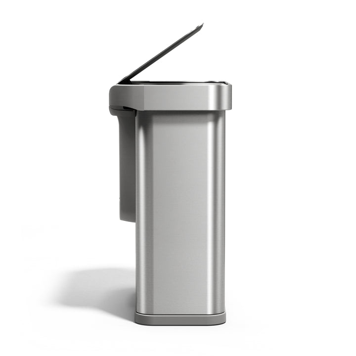Kosz na śmieci 58L (34/24) sterowany czujnikiem z dwoma komorami i kieszenią na worki