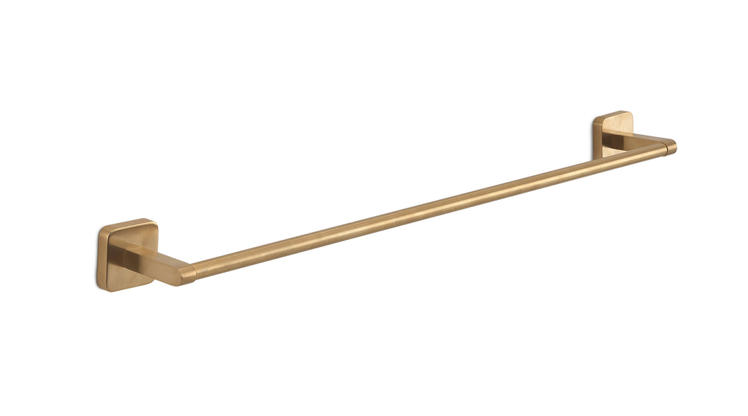 Håndklædestang 60 cm børstet messing
