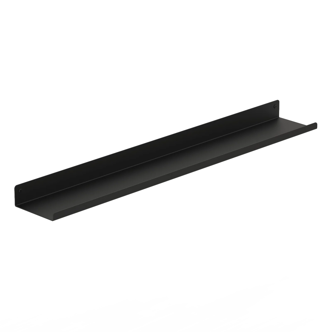 Minimalistisk stålhylde med svævende look – VIENNA hylde i tidløst design