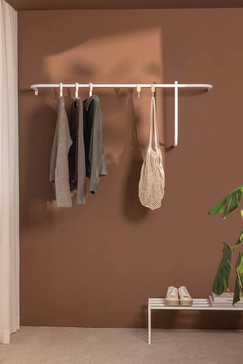 Tamina garderobestativ i hvid