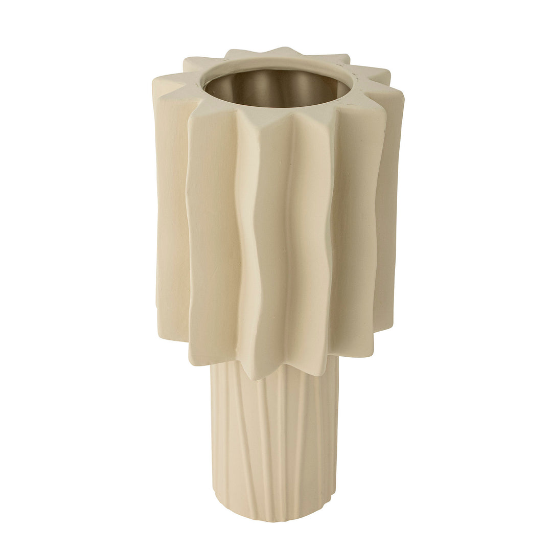 Pethrine Vase, Natur, Stentøj