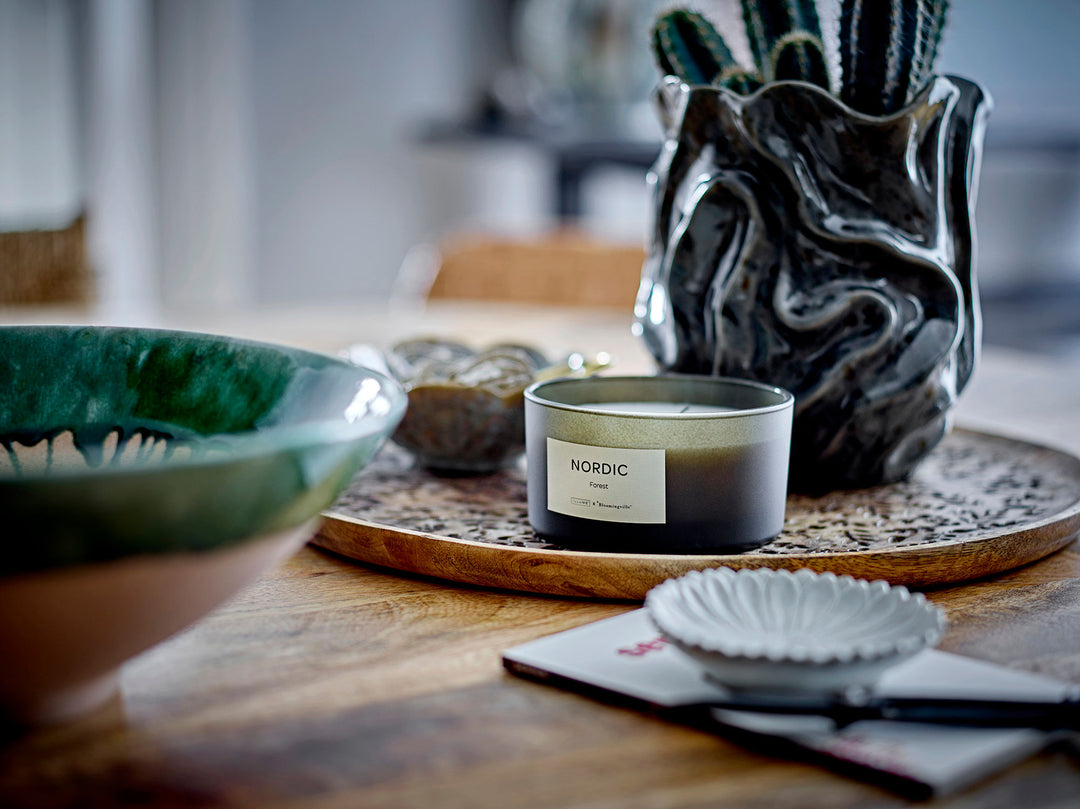 Soumia Deko Vase, Grå, Stentøj